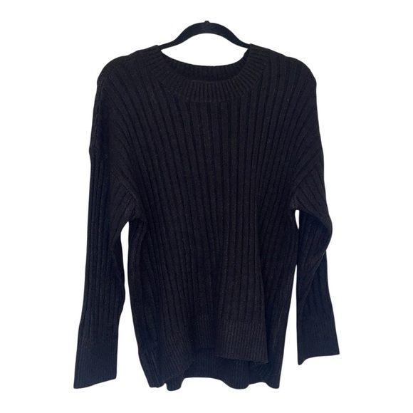 Sanctuary Sweaters - Sanctuary NWT Black Ribbed Crew Neck Sweater